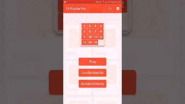 15 Puzzle (Game of Fifteen) for Android смотреть онлайн