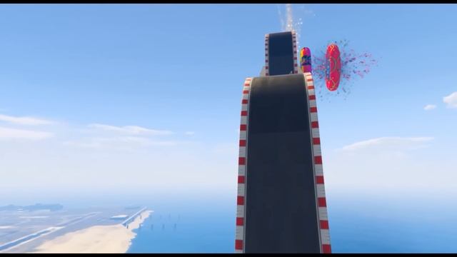 GTA V Epic New Stunt Race For Car Racing Challenge by Trevor and Shark #6789 смотреть онлайн
