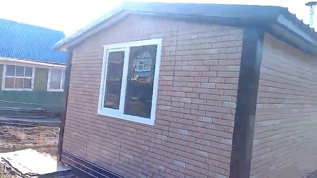 Домик 6 х 4 м. Терраса 2 х 4 м. смотреть онлайн