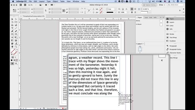 InDesign How-To: Link Text Frames Together (Video Tutorial) смотреть онлайн