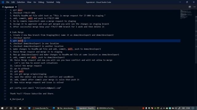 GitLab - Merge Request and Conflict Tutorial-4 смотреть онлайн