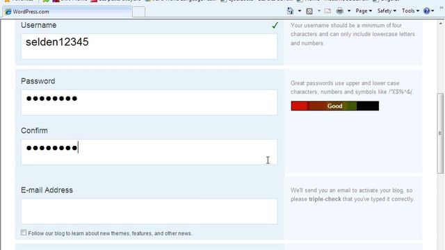 Create a Wordpress Account смотреть онлайн