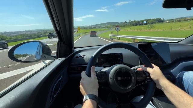 Finalmente Fiz O Test-drive No Novo Byd Dolphin Mini #byddolphinmini #dolphinmini #byd #ev