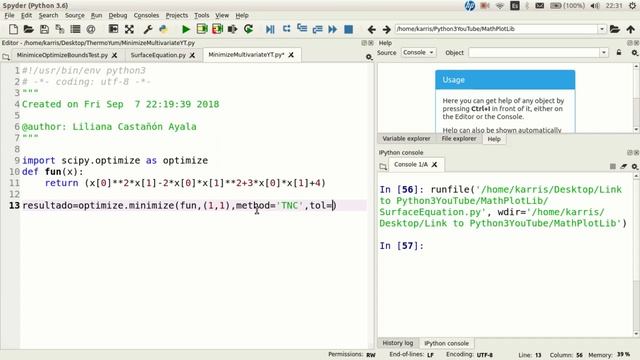 Minimizar funciones multivariables| Gráfica de superficie |Optimización | Scipy | Python смотреть онлайн