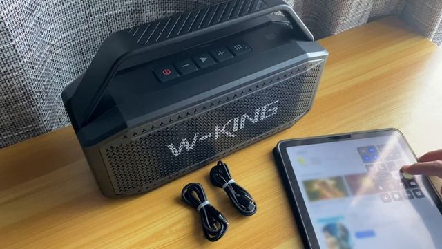 W-KING Bluetooth Speakers, 60W RMS(80W Peak) Portable Wireless Loud Bluetooth Speaker with Deep Bas смотреть онлайн