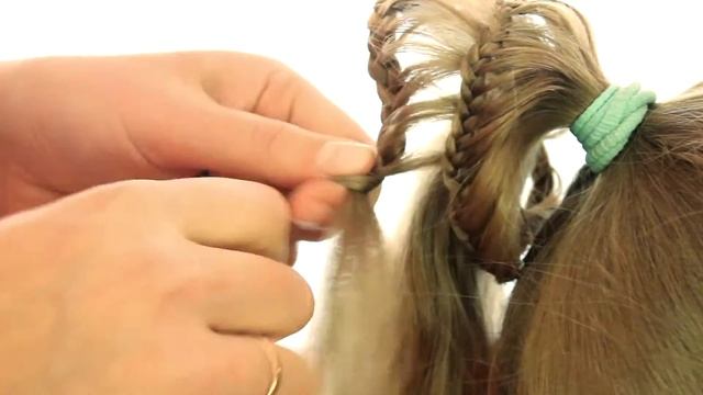 Прическа колокольчики|Детская прическа/ hairstyle bell | Children's hairstyle смотреть онлайн