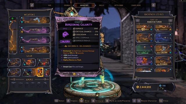 MOST INSANE ENDGAME GUN BUILD? Graveborn/Spellshot Gun Build! (+Save File) | Tiny Tinas Wonderlands смотреть онлайн