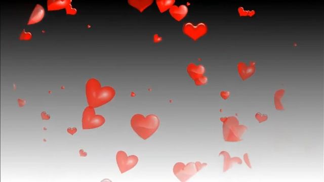 Видеофон летающие сердца в серых тонах Videophone Flying Hearts In Gray Tones