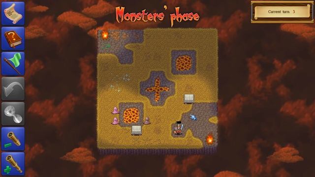Monstro Battle Tactics Gameplay - Retro Puzzle Strategy - First Look смотреть онлайн