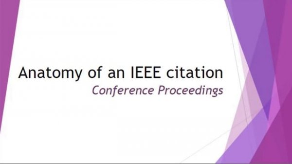 IEEE Citation Style Tutorial