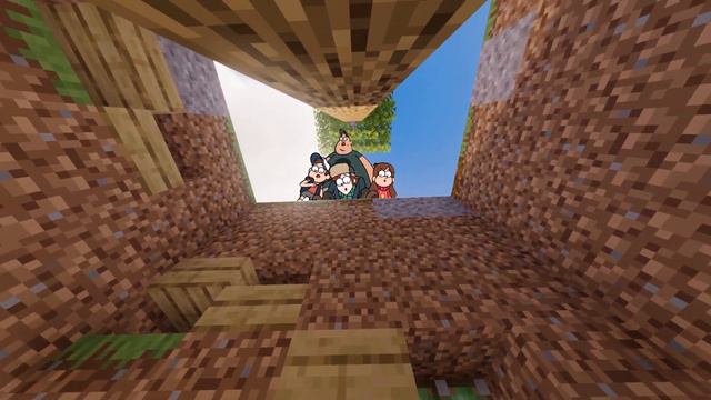 Gravity Falls in minecraft смотреть онлайн