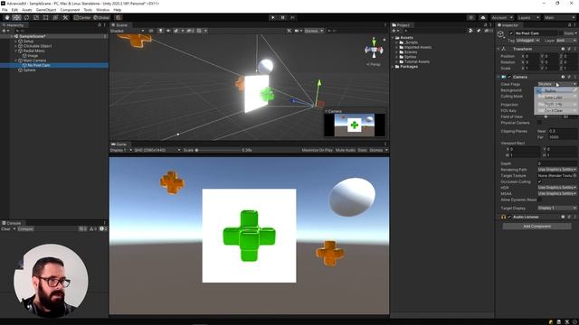 Exclude Objects From Post Processing - Unity смотреть онлайн