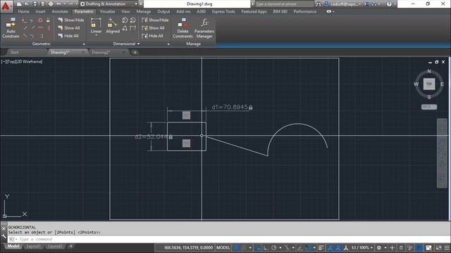 AutoCAD 2016 English - Lesson 86/149 - Motion with Constraints смотреть онлайн