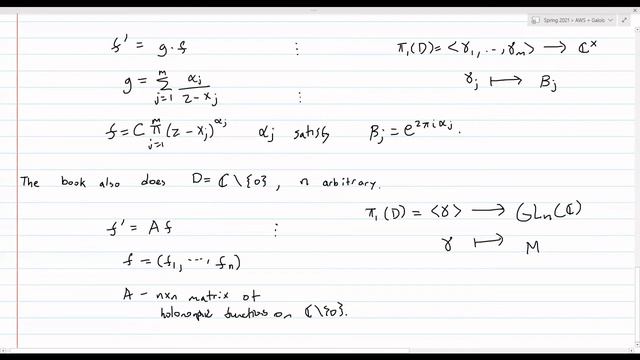 Riemann-Hilbert Correspondence I: Complex Local Systems and π_1 Reps. смотреть онлайн