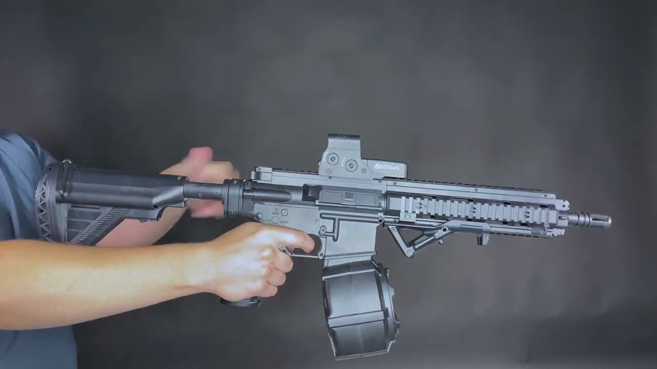 Сборка автомата на орбизах Samby TAC M416SS с дисплеем смотреть онлайн