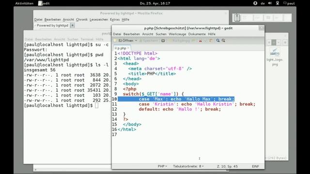 PHP-Programmierung - die switch-Abfrage смотреть онлайн