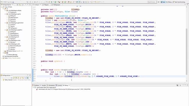 Пишем игру на Java(Ява) - Клон Танков - Создаем Уровень - [11] смотреть онлайн