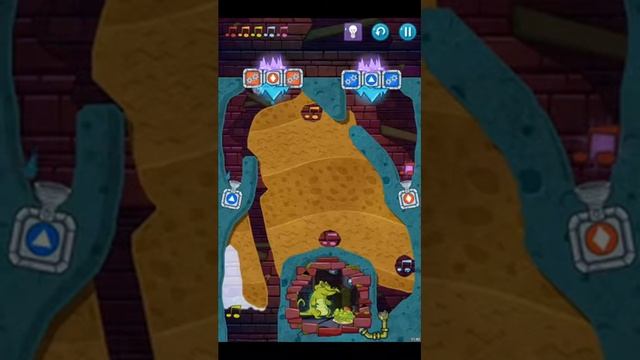 Let's Play "Where's My Water? 2" walkthrough level 85 "Turn the Tables", longplay, all ducks смотреть онлайн