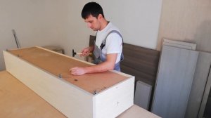 Подвесная ТУМБА ПОД TV своими РУКАМИ / Мебель для спальни - Изделие второе.