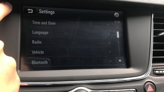 Opel Astra K Dashboard Options & Settings  | 2017 | #43