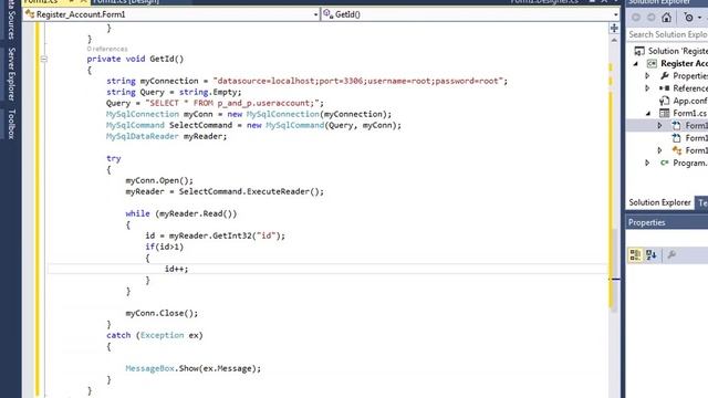 Signup page in WindowsForm C# with MySql смотреть онлайн