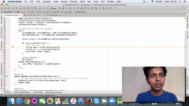 Android Basics - Learn how to iterate a Cursor to get data смотреть онлайн