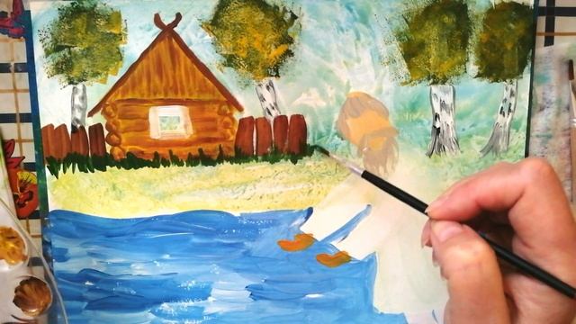 Как нарисовать "Сказку о Золотой рыбке." смотреть онлайн