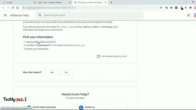 How to Fix Google Seller.json File issue in Google Adsense account in Hindi смотреть онлайн