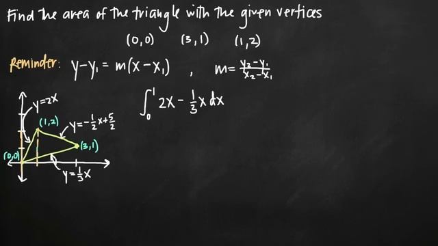 Area of the triangle with the given vertices (KristaKingMath) смотреть онлайн