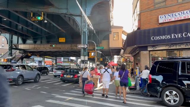 New York City’s Red Light District Walk: Roosevelt Avenue Queens NYC смотреть онлайн