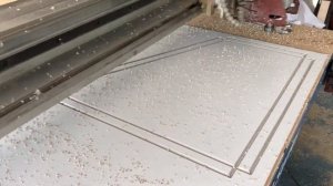 ЧПУ раскрой композита. Композитный фасад фрезеровка. Изготовление кассеты.