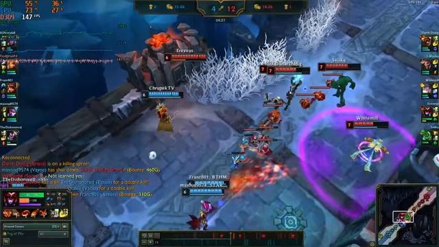 League of Legends on Intel CORE i5-8300H and NVIDIA GEFORCE GTX 1050 Minimum settings смотреть онлайн