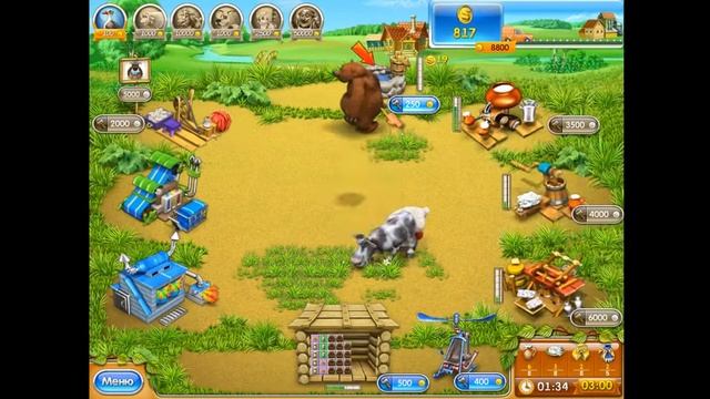 Веселая ферма 3 - Русская рулетка , Метеоритная 1 смотреть онлайн