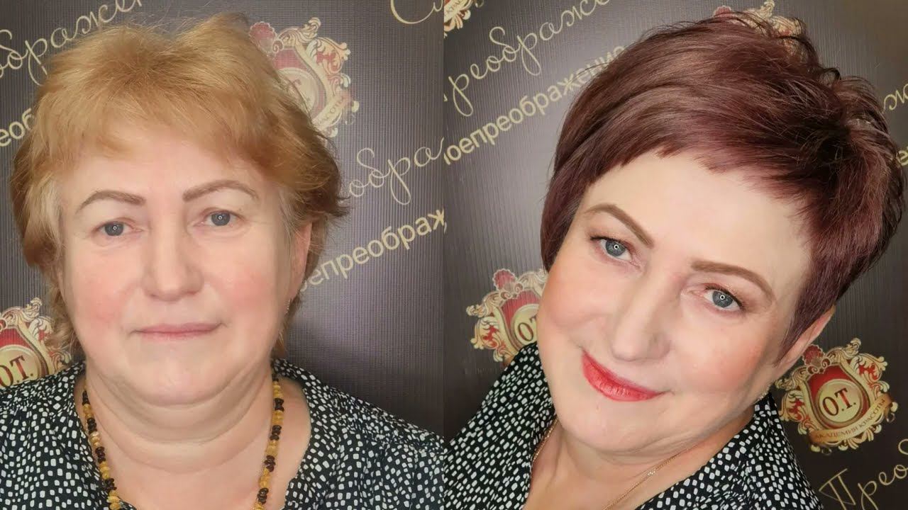 Омолаживающие стрижки 2022: из бабушки в привлекательную женщину/Rejuvenating haircuts 2022. смотреть онлайн