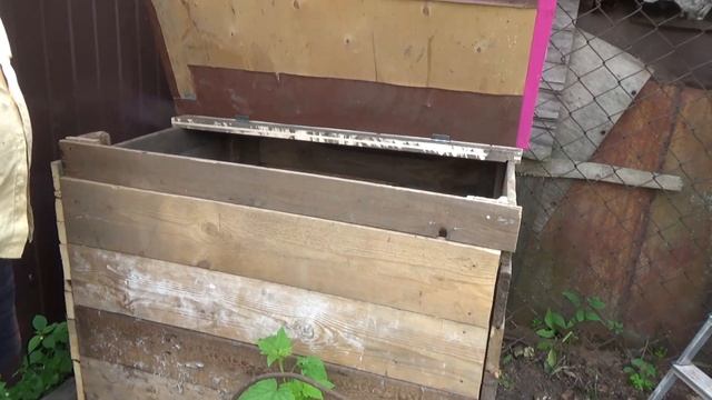 Компостный ящик из досок своими руками. Правильно утилизируем пищевые и растительные отходы на даче смотреть онлайн