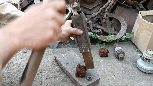 Добываю 50 кг меди и латуни. Обжиг и прессование меди. Как правильно обжигать медь. Медная копилка смотреть онлайн