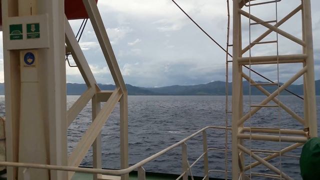 Проход пролива Ломбок на судне типа Capesize. смотреть онлайн