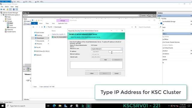 How to install Kaspersky Security Center Failover Cluster (step by step) смотреть онлайн