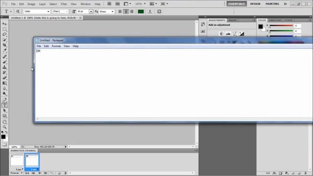 Photoshop CS5 Gif animation tutorial смотреть онлайн