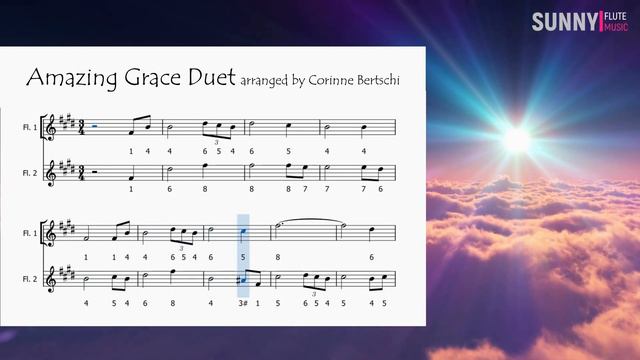 Play Along Amazing Grace Duet Main Melody F# 440 Hz смотреть онлайн