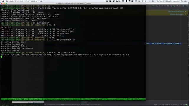 WildFly Swarm Microservice with Kubernetes and Fabric8 (2/3) смотреть онлайн