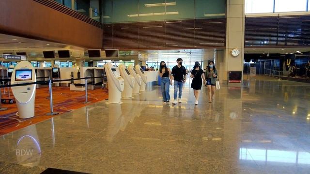 Changi Airport Terminal 1 Departure And Arrival Areas | Singapore Airport Tour