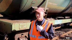 Действия составителя при прицепке вагонов