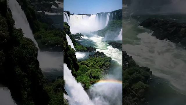 Аргентина 🇦🇷, Бразилия 🇧🇷 Falls on the Iguazu River. ̶В̶одопад ̶н̶а ̶р̶е̶к̶е̶ ̶Игуасу смотреть онлайн
