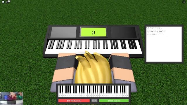 Roblox Super Idol on piano with Handcam смотреть онлайн