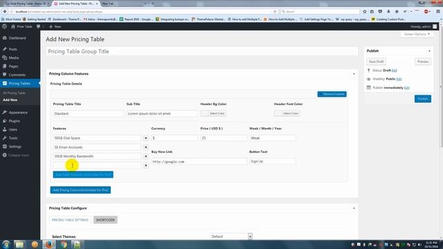 How to create WordPress pricing tables in a minutes. смотреть онлайн