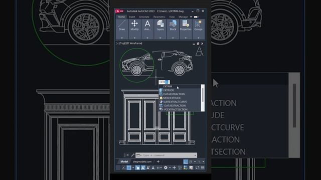 ExTrim - AutoCAD Tutorial #architecture #autodesk #autocad смотреть онлайн