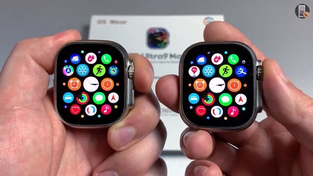 GS Ultra 9 Max AMOLED (New KING) vs HK8 Pro Max 2nd Gen - Comparison Best Apple Watch Ultra Copies! смотреть онлайн