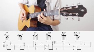 【TAB】Autumn Leaves - FingerStyle Jazz Guitar ソロギター【タブ】