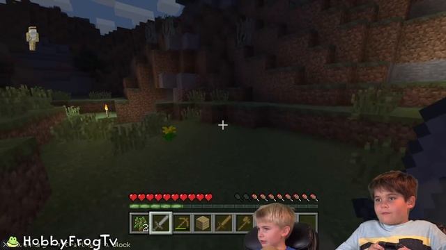 First Night Minecraft Party On The Nintendo Switch HobbyFrogTV смотреть онлайн
